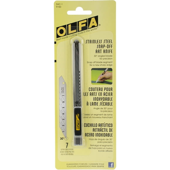 Olfa Stainless Steel Precision Snap-Off Knife-