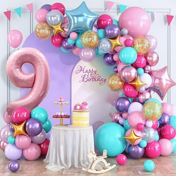 40-inch Pink Number 9 Balloon for Babay Shower,Wedding,Birthday,Party Decorations
