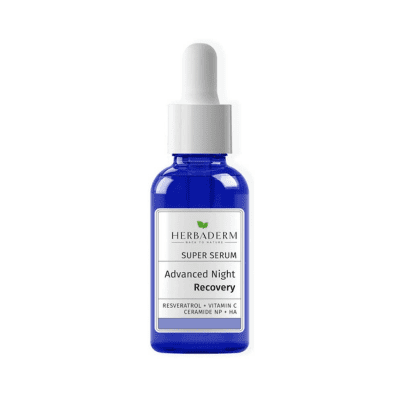 Herbaderm Super Serum Sérum Contour des Yeux Récupération Nocturne Avancée 20 ml