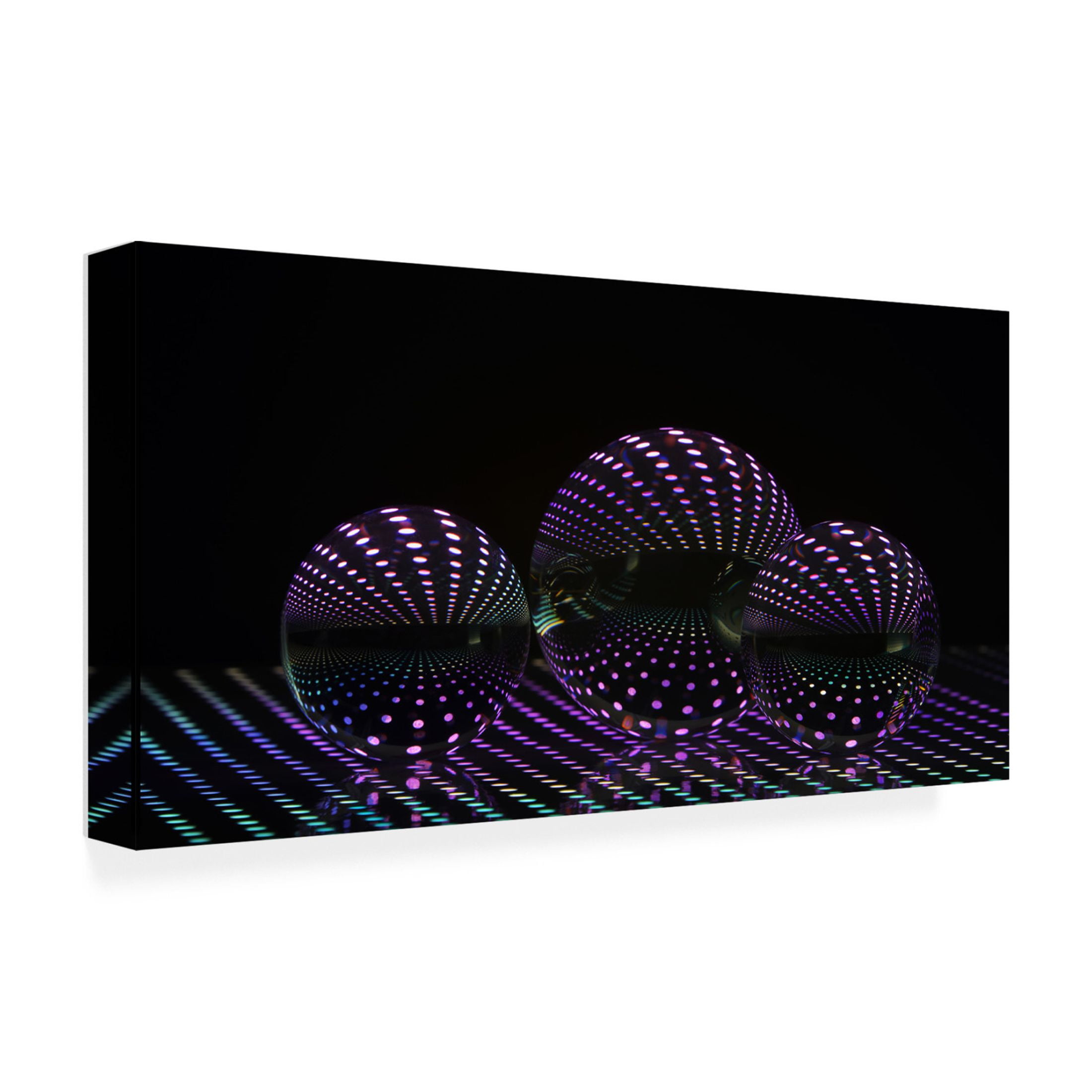 Canvas Wall Art - Heidi Westum 'Triple Ll' Wall Art for Living Room, Bedroom, or Office D?cor by Trademark Fine Art - 24 x 12 Inches