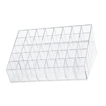 OUNONA 40 -Slot Nail Polish Organizer Case Grid Lipstick Stand Rack