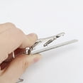 thumbnail image 6 of 1pc Men Metal Silver Tone Simple Necktie Tie Bar Clasp Clip Clamp Pin, 6 of 7