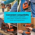 thumbnail image 5 of BLACK+DECKER 20V MAX Battery, 1.5Ah Lithium Ion Battery, Extended Runtime, Compatible with Tools, Outdoor Equipment and 20V Vacuums (LBXR20), 5 of 10