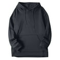 thumbnail image 6 of IROINNID Women's Long Sleeve Hoodie Mid-Length Graphic Prints Stylish Sweatshirts Drawstring Tops With Pocket, Gray, 6 of 6