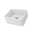 thumbnail image 5 of Nantucket Sinks 24 Inch Fireclay Farmhouse Kitchen Sink T-FCFS24, 5 of 7