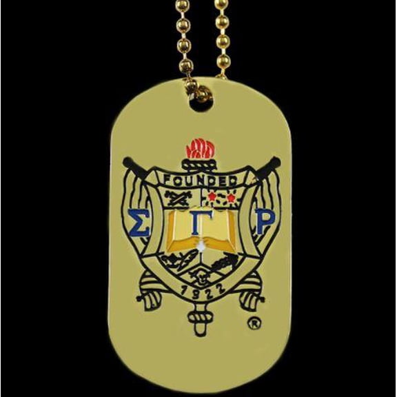 SGR Gold Double-Sided Dogtag W/Chain