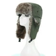thumbnail image 3 of Gorro De Trampero Ruso Unisex De Invierno Cálido Con Orejeras, Gorro De Bombardero Con Forro De Piel Sintética, Gorro De Esquí Para Hombres Y Mujeres, Actividades Al Aire Libre,, 3 of 7