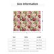thumbnail image 5 of Balery Tulips Flowers Manta de Franela con Dibujo, Lujo Ultra Suave y Cálido, Antipelusa y Resistente a las Arrugas para Cama, Sofá, Camping -60"x50", 5 of 6