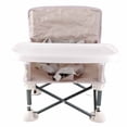 thumbnail image 2 of Silla de merienda para bebés BuyWeekMX Silla de comedor plegable de aluminio, 2 of 9