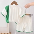 thumbnail image 6 of HCNTES Kid Boys Summer Outfits 2-Piece Athletic Set Tee & Elastic Waist Shorts 6T 7T 8T 9T 10T 11T 12T 13T Young Boys World Cup Clothing Set 9T 10T 11T 12T(H03-White,18-24 Months), 6 of 9