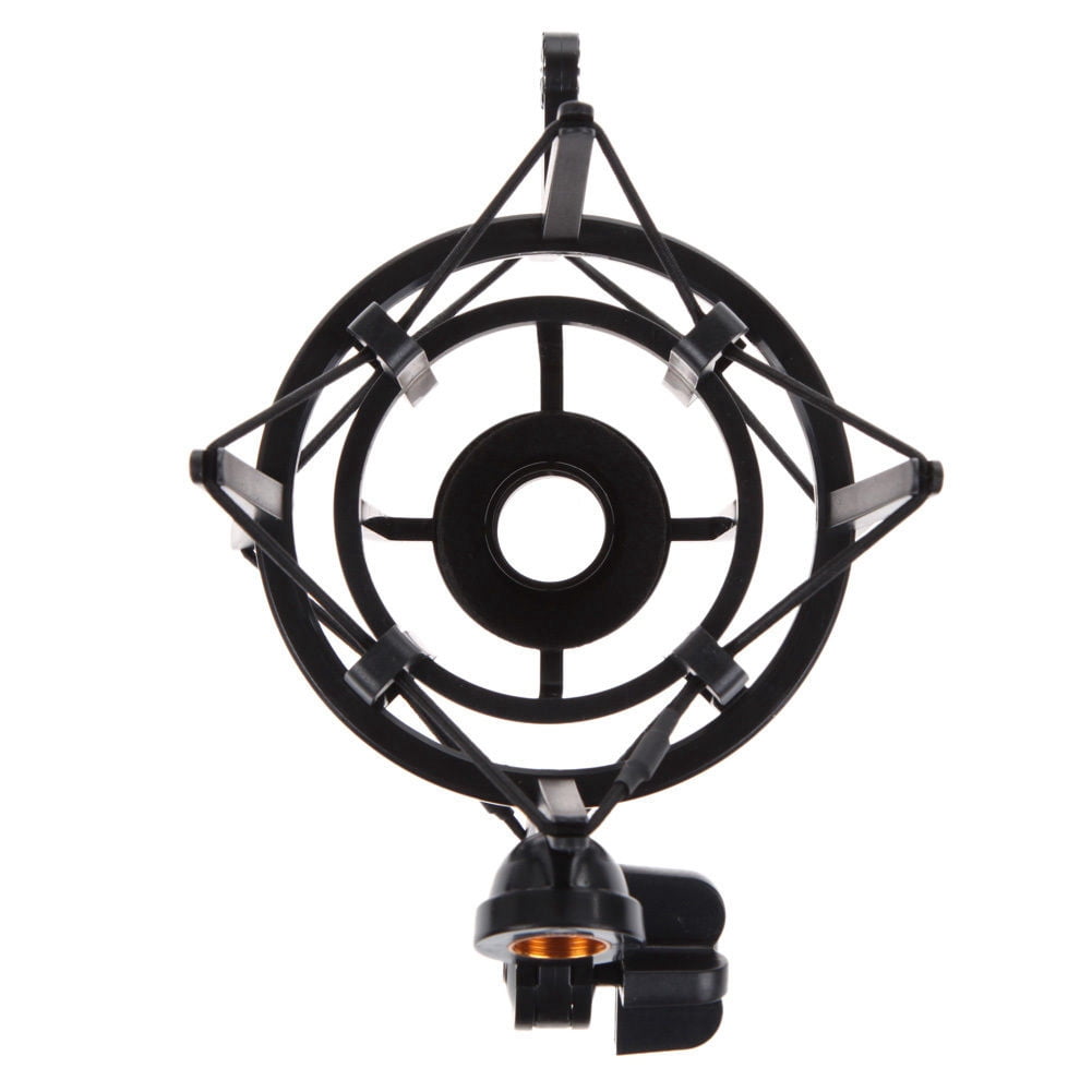 2X Professional Microphone Mic Shock Mount with Shield Articulating Holder Stand Bracket for Studio Broadcast
