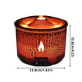 GARENAS 300ml Volcanic Flame Humidifier Flame Diffuser Volcano Lamp