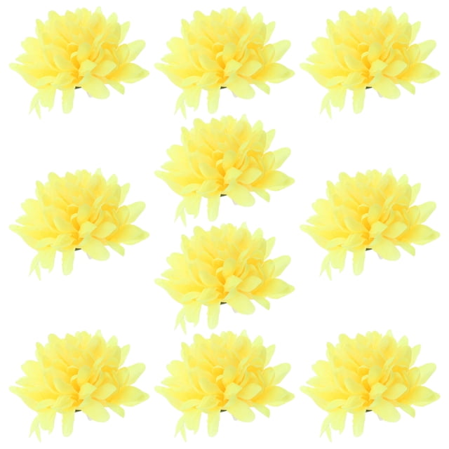 Raindrops 10Ud Crisantemos Falsos En Tela Para Decoraciones De Fiesta Y Arreglos Creativos