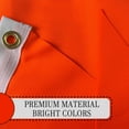 thumbnail image 4 of FLAGWIN Orange Flag 12x18 Inches, Safety Flag Small Heavy Duty Polyester UTV ATV Flag with 2 Brass Grommets, High Visibility Orange Flags for Boat, Bicycle, Whips, Car, SXS, Dune, 4 of 4