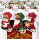 thumbnail image 1 of Medias navideñas, 18 "Medias grandes Juego de 3 Personajes navideños Papá Noel, Muñeco de nieve, Reno 3D Felpa Árbol de Navidad Decoraciones para el hogar y accesorios para fiestas Vhermosa DCF350, 1 of 7
