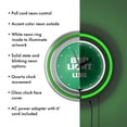 thumbnail image 3 of Bud Light Lime Retro Neon Analog Wall Clock with Pull Chain, 3 of 4