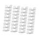 thumbnail image 4 of 100 clips para cables, organizadores, gestión de cables, organizadores de cables, multifuncionales. Claro, 4 of 9