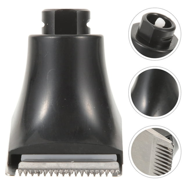 Electric Shaver Replacement Head for Home Salon Use Black Plastic Universal Fit