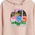 thumbnail image 3 of Disney - Alice In Wonderland - Flower Row - Juniors Cropped Pullover Hoodie, 3 of 5