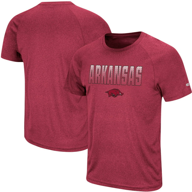 Arkansas Razorbacks Colosseum Gradient Stack Performance Raglan T-Shirt ...