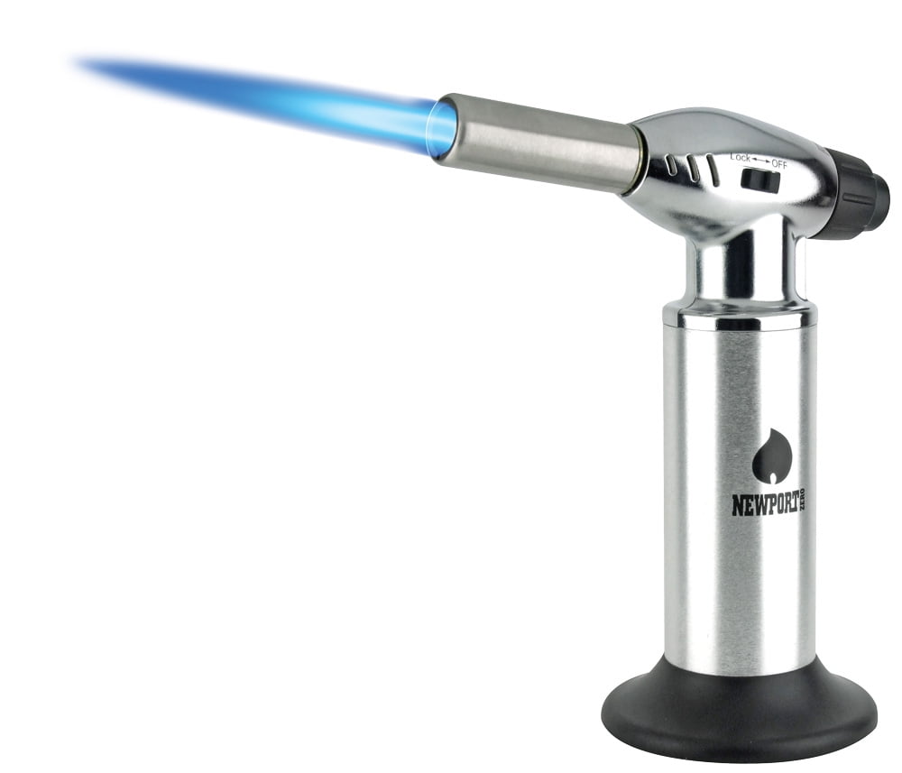 Butane Blazer 189-9274 Firefox Mini Torch Cigar Lighter Refillable 2,500 Degrees F Blue Torch Flame
