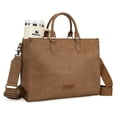 thumbnail image 4 of Wrangler Women Western Bag Laptop Shoulder Handbags for Work Travel Casual, Khaki, 4 of 7