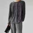 thumbnail image 4 of Tendencias de moda 2024 Sudaderas holgadas de cuello alto para hombre Jerseys de alta marca Social Original Coreano Lujo Xxl Tops Camiseta para hombre, 4 of 4