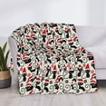 thumbnail image 4 of Salouo Christmas Cat Print Throw Blanket Gifts for Women Men Soft Flannel Blanket for Home Living Room Decor Bedroom Blanket Gifts for Mom Dad -60"x50", 4 of 7