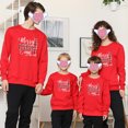 thumbnail image 2 of Merry Christmas Matching Family Sweaters Christmas Tree Letter Long Sleeve Pullover Jumper Top Ugly Shirt for Family, 2 of 7