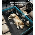 thumbnail image 4 of Upgrade Soft Dog Car Seat Cover for Back Seat, [Protect Interior, Waterproof & Easy to Clean] Soft Bottom Backseat Pet Extender Dog Car Hammock, FitsCar Sedan SUV Truck Van, Size M, Black, 4 of 7