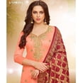 thumbnail image 3 of Punjabi Patiala Suits Bollywood Designer Indian Salwar Kameez Pakistani Dress ( Orange, M - 40 ), 3 of 5