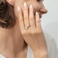 thumbnail image 6 of BERRICLE Sterling Silver Solitaire Wedding Engagement Rings 1.8 Carat Oval Cut Cubic Zirconia CZ Ring for Women, Rhodium Plated Size 6, 6 of 11