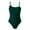 #01 Green, variant on Busydd Swim Suits for Women Tummy Control One-Piece Swimsuits Solid Color Straps Monokini Swimsuits for Women Daily Bathing Suits