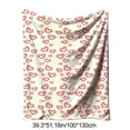 thumbnail image 3 of Valentines Heart Blanket 39.37x51.18 inch Flannel Pink Love Hearts Throw Blanket Cozy Warm Blankets Soft Lightweight Cozy Love Gift for Wife Women All Seasons Couch Sofa Bed Decor, 3 of 7