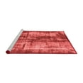 thumbnail image 2 of Ahgly Company Machine Washable Indoor Square Oriental Red Modern Area Rugs, 8' Square, 2 of 4