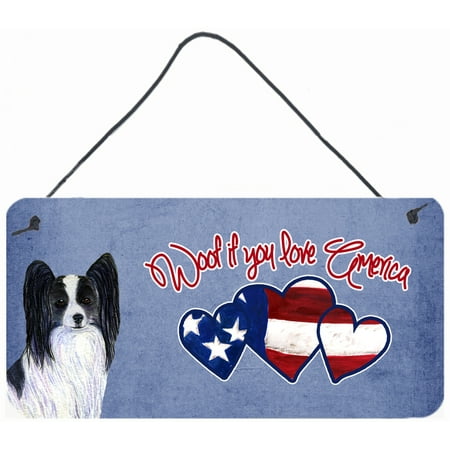 Woof if you love America Papillon Wall or Door Hanging Prints SS5016DS612