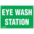 thumbnail image 1 of Eye Wash Station Sign, 7" x 10", Aluminum, English, 1 of 1