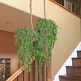 thumbnail image 6 of Zukuco 3 Pack Artificial Flowers Boxwood Greenery Garland Ivy Vine Garland Hanging Shrubs Plants for Front Porch Hanging Basket Indoor Outdoor Decor(Mixcolor), 6 of 9