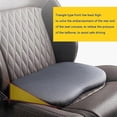 thumbnail image 5 of Car Booster Cushion Adult Car Seat Cushion Rebound Memory Car Seat Cushions Relieve Fatigue Anti-skid Design For Car Office, 5 of 5