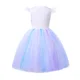thumbnail image 5 of Vestido de tutú de princesa Elsa para niñas, fiesta de carnaval de Halloween, vestidos de tul brillantes, disfraz de reina de las nieves, ropa elegante para niños, 5 of 5