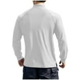 thumbnail image 5 of Mlzmgr Athletic Shirts Men High Neck 1/4 Zipper Long Sleeve Breathable Fitness Shirts Workout Gym Running Mens Tops, 5 of 5