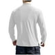 thumbnail image 5 of pstuiky camisas de manga larga para hombre, Traje de entrenamiento para hombre con media cremallera, deportivo e informal, color sólido, manga larga Tops casuales para hombres xxl, 5 of 5