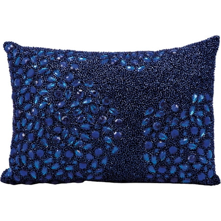 Luminescence Fully Beaded Decorative Pillow by