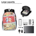 thumbnail image 6 of Lsque Bluey Print 17in Student Backpack - School, Travel, Work Bookbag -Laptop Backpack,Water Resistant College School Computer Bag, 6 of 8