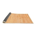 thumbnail image 2 of Ahgly Company Indoor Square Solid Orange Modern Area Rugs, 3' Square, 2 of 4