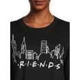 thumbnail image 4 of Friends Women's Juniors Short Sleeve Graphic Tee, 4 of 5