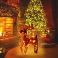 thumbnail image 5 of Christmas Decoration Iron Deer Christmas Deer Luminous Deer Family Party Christmas Decoration Outdoor Decoration, 5 of 13