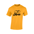 thumbnail image 2 of Respect My Tshirt - Aries Zodiac Sign Graphic T-Shirt, Astrology Symbol Design, Crew Neck, Gold, 2X, 2 of 5