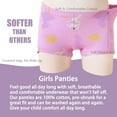 thumbnail image 3 of Hbhpov Girls Panties Supersoft Cotton Boy Short Underwear 6-Pack, Sizes 2-10, 3 of 6