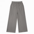 thumbnail image 4 of Ccpelsie Girls Straight Leg Casual Pants Baggy Fit Lounge Sweatpants Elastic Waist Soft Joggers with Pockets Spring Everyday Wear(A01-Grey,4-6 Years), 4 of 7